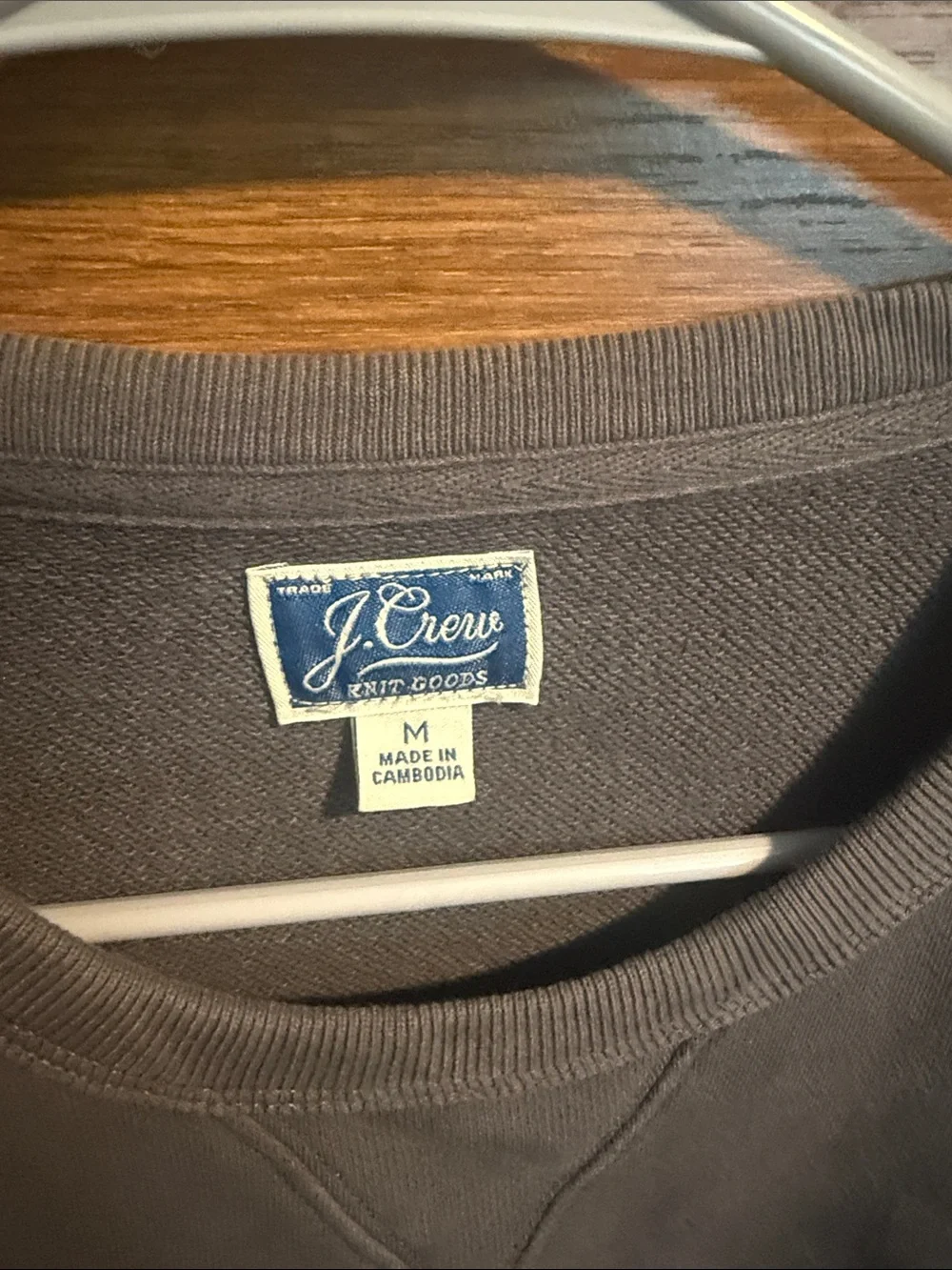 J. Crew Men's Crewneck Sweatshirt - Charcoal